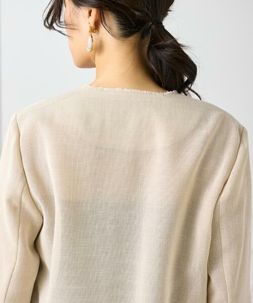 INED / イネド ノーカラージャケット | カラミジャケット | 詳細14