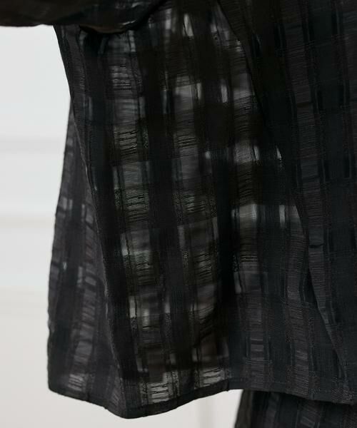 INED / イネド シャツ・ブラウス | シアーチェックブラウス | 詳細8