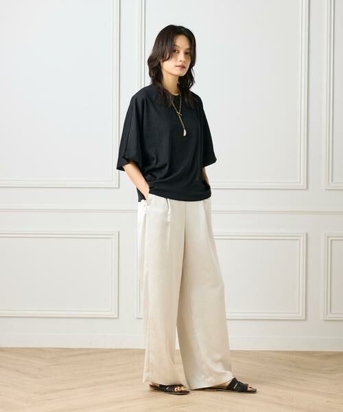 INED / イネド Tシャツ | シアーオーバーサイズカットソー | 詳細9