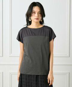 INED / イネド Tシャツ | シースルードッキングプルオーバー