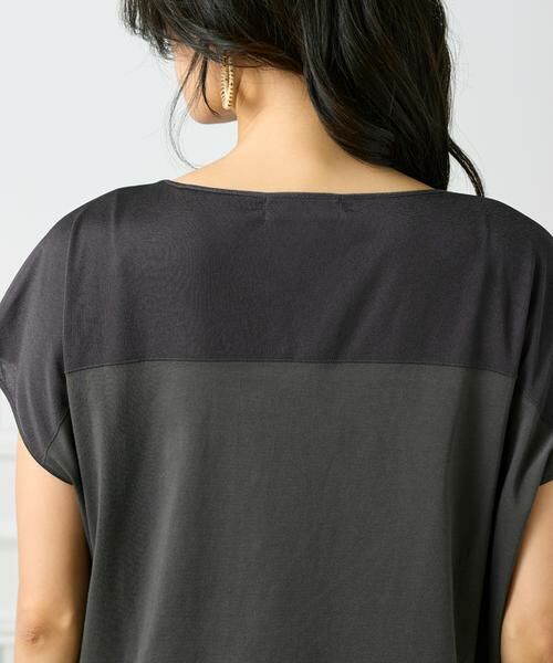 INED / イネド Tシャツ | シースルードッキングプルオーバー | 詳細11