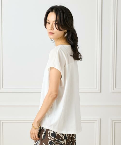 INED / イネド Tシャツ | シースルードッキングプルオーバー | 詳細4