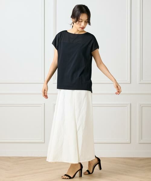 INED / イネド Tシャツ | シースルードッキングプルオーバー | 詳細7