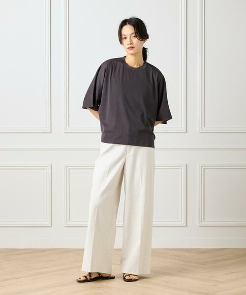 INED / イネド カットソー | 《大きいサイズ》シアーオーバーサイズカットソー | 詳細5