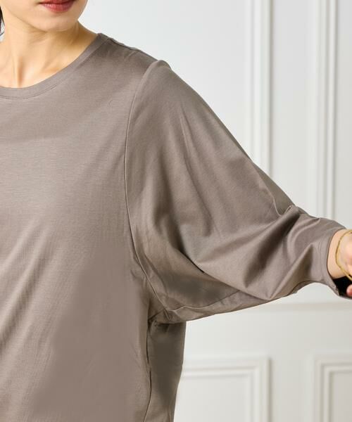 INED / イネド Tシャツ | 《大きいサイズ》ワイドスリーブコクーンカットソー | 詳細11