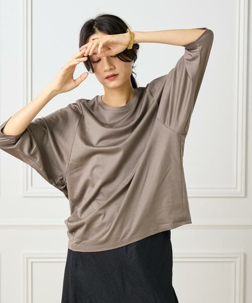 INED / イネド Tシャツ | 《大きいサイズ》ワイドスリーブコクーンカットソー | 詳細2