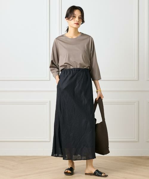 INED / イネド Tシャツ | 《大きいサイズ》ワイドスリーブコクーンカットソー | 詳細3