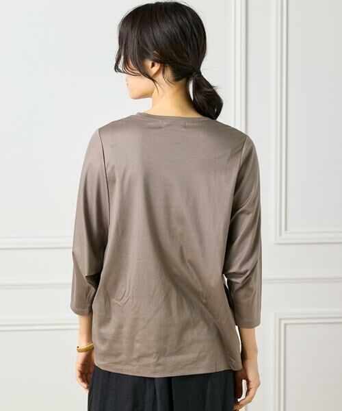 INED / イネド Tシャツ | 《大きいサイズ》ワイドスリーブコクーンカットソー | 詳細9