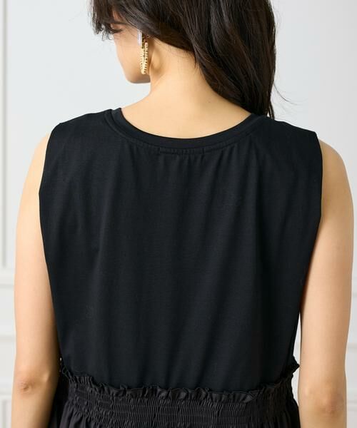 INED / イネド ミニ丈・ひざ丈ワンピース | コンビワンピース | 詳細10