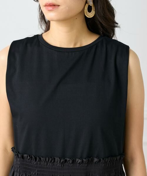 INED / イネド ミニ丈・ひざ丈ワンピース | コンビワンピース | 詳細9