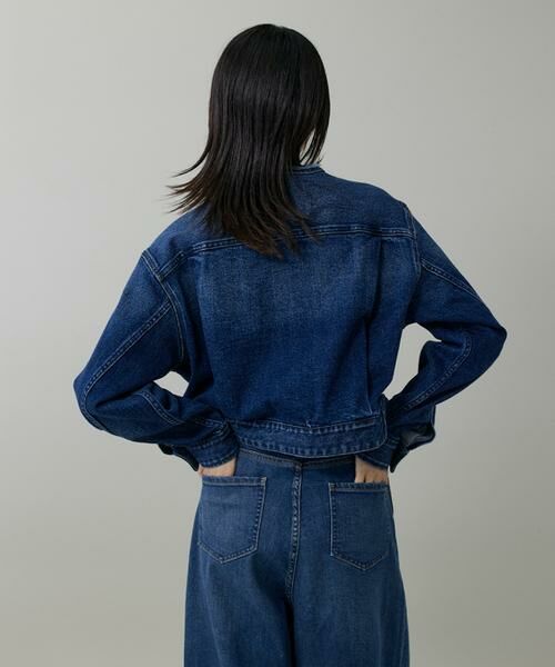INED / イネド Gジャン・デニムジャケット | INED別注ノーカラーデニムジャケット《Healthy DENIM》 | 詳細10
