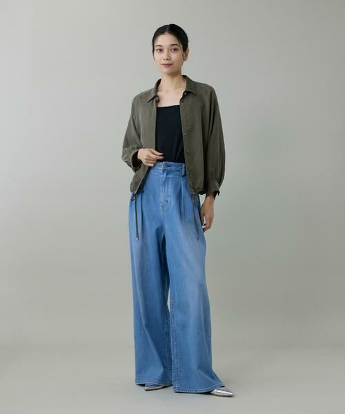 INED / イネド デニムパンツ | INED別注 ツータックワイドデニム Lemongrass《Healthy DENIM》 | 詳細11