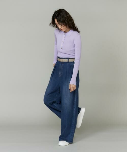 INED / イネド デニムパンツ | INED別注 ツータックワイドデニム Lemongrass《Healthy DENIM》 | 詳細8