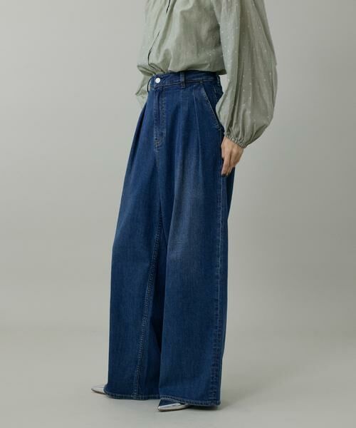 INED / イネド デニムパンツ | INED別注 ツータックワイドデニム Lemongrass《Healthy DENIM》 | 詳細15