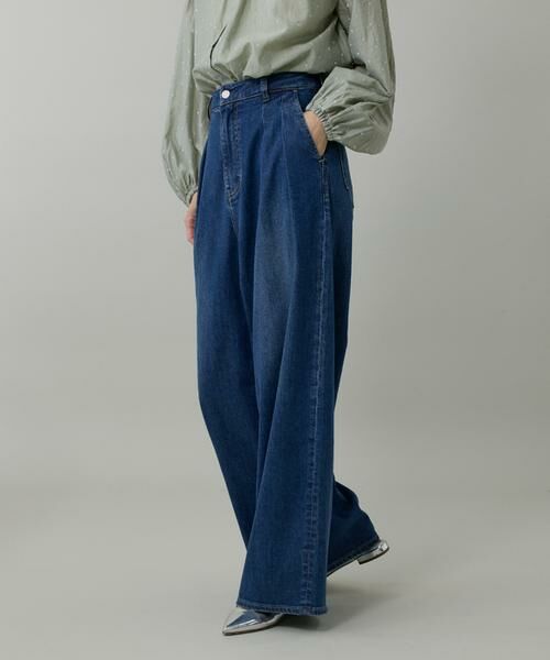 INED / イネド デニムパンツ | INED別注 ツータックワイドデニム Lemongrass《Healthy DENIM》 | 詳細28
