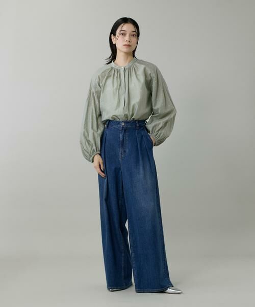 INED / イネド デニムパンツ | INED別注 ツータックワイドデニム Lemongrass《Healthy DENIM》 | 詳細16