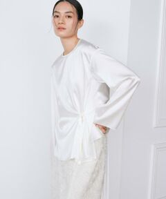 INED / イネド シャツ・ブラウス | 《大きいサイズ》シルクストレッチブラウス《la veille by SUPERIOR CLOSET》