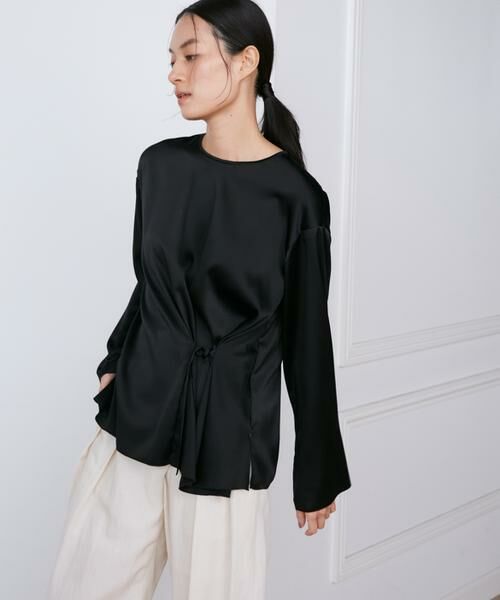 INED / イネド シャツ・ブラウス | 《大きいサイズ》シルクストレッチブラウス《la veille by SUPERIOR CLOSET》 | 詳細10