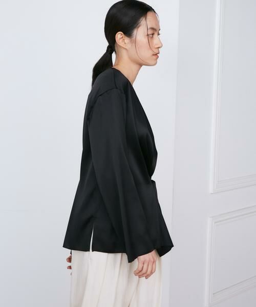 INED / イネド シャツ・ブラウス | 《大きいサイズ》シルクストレッチブラウス《la veille by SUPERIOR CLOSET》 | 詳細11