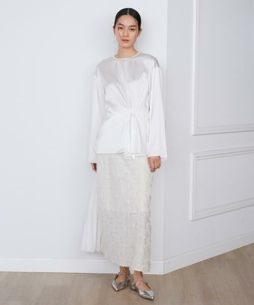 INED / イネド シャツ・ブラウス | 《大きいサイズ》シルクストレッチブラウス《la veille by SUPERIOR CLOSET》 | 詳細2