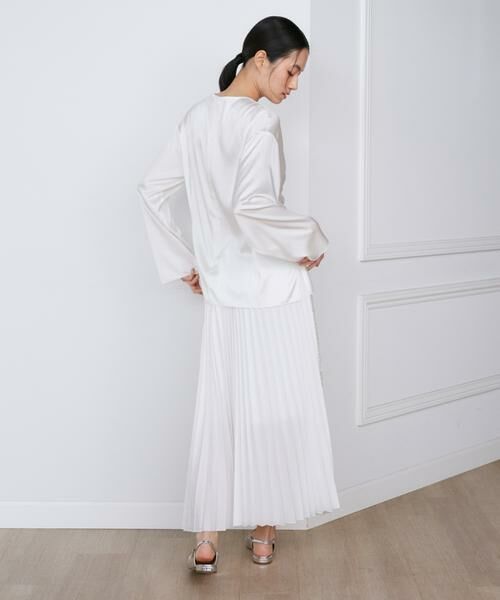 INED / イネド シャツ・ブラウス | 《大きいサイズ》シルクストレッチブラウス《la veille by SUPERIOR CLOSET》 | 詳細5