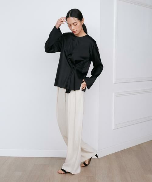 INED / イネド シャツ・ブラウス | 《大きいサイズ》シルクストレッチブラウス《la veille by SUPERIOR CLOSET》 | 詳細8