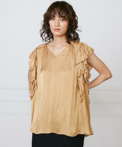 INED / イネド シャツ・ブラウス | 《大きいサイズ》フラッタースリーブブラウス　《la veille by SUPERIOR CLOSET》 | 詳細10