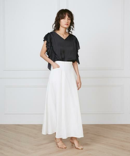 INED / イネド シャツ・ブラウス | 《大きいサイズ》フラッタースリーブブラウス　《la veille by SUPERIOR CLOSET》 | 詳細7