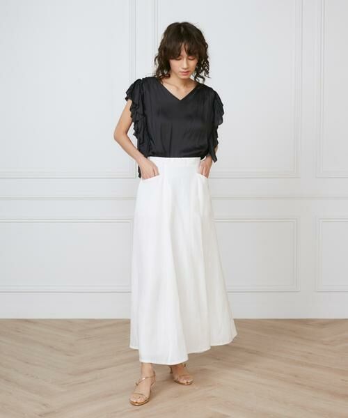 INED / イネド シャツ・ブラウス | 《大きいサイズ》フラッタースリーブブラウス　《la veille by SUPERIOR CLOSET》 | 詳細8