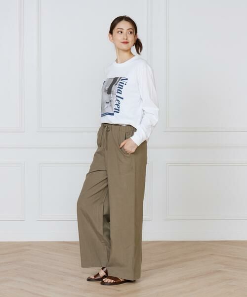 INED / イネド その他パンツ | リラックスジャージパンツ | 詳細4