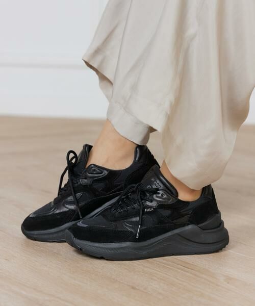 INED / イネド スニーカー | FG SHINY BLACKスニーカー《D.A.T.E.》 | 詳細1