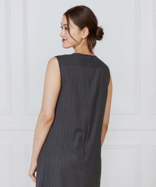 INED / イネド ミニ丈・ひざ丈ワンピース | ウエストタックワンピース | 詳細11