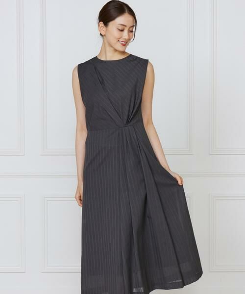 INED / イネド ミニ丈・ひざ丈ワンピース | ウエストタックワンピース | 詳細12