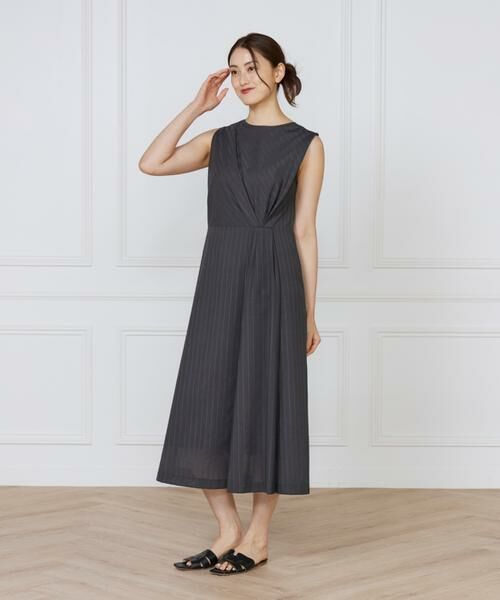 INED / イネド ミニ丈・ひざ丈ワンピース | ウエストタックワンピース | 詳細13