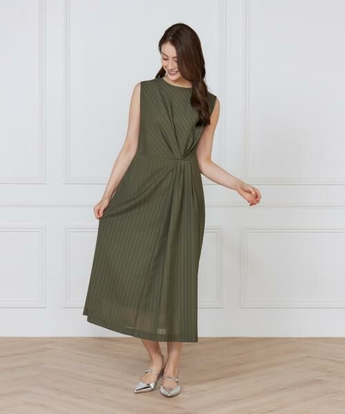 INED / イネド ミニ丈・ひざ丈ワンピース | ウエストタックワンピース | 詳細18