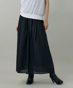 INED / イネド ロング・マキシ丈スカート | ラメドットタックスカート
