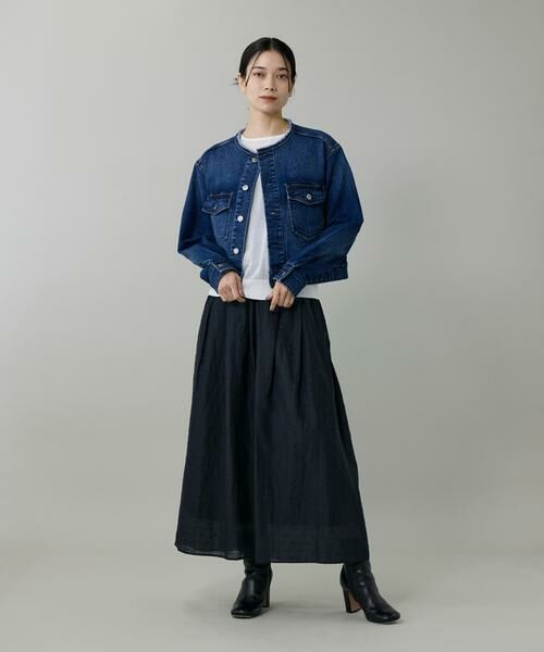 INED / イネド ロング・マキシ丈スカート | ラメドットタックスカート | 詳細10