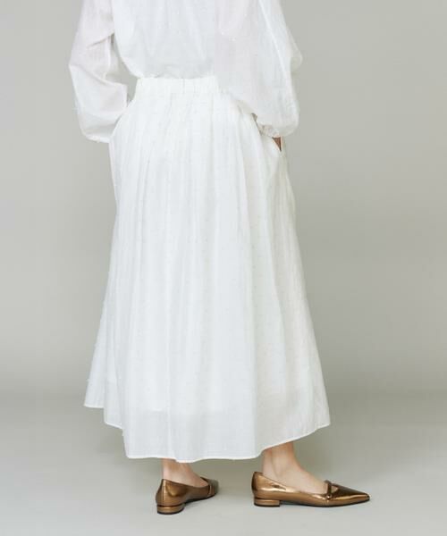 INED / イネド ロング・マキシ丈スカート | ラメドットタックスカート | 詳細15