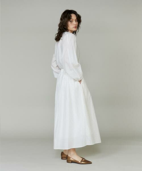 INED / イネド ロング・マキシ丈スカート | ラメドットタックスカート | 詳細3