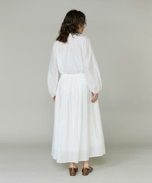 INED / イネド ロング・マキシ丈スカート | ラメドットタックスカート | 詳細4