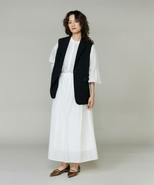 INED / イネド ロング・マキシ丈スカート | ラメドットタックスカート | 詳細5