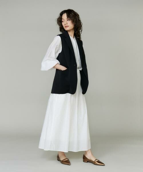 INED / イネド ロング・マキシ丈スカート | ラメドットタックスカート | 詳細6