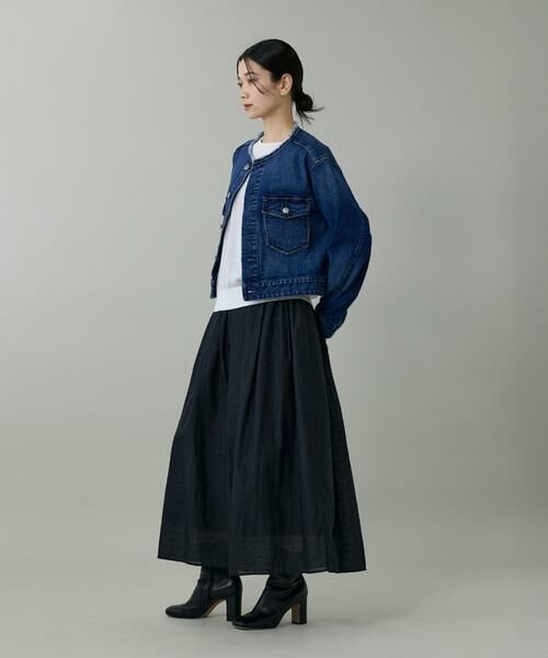 INED / イネド ロング・マキシ丈スカート | ラメドットタックスカート | 詳細9