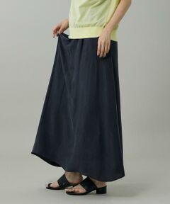 INED / イネド ロング・マキシ丈スカート | キュプラフィブリルフレアスカート