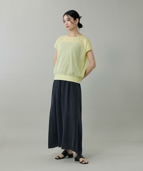 INED / イネド ロング・マキシ丈スカート | キュプラフィブリルフレアスカート | 詳細6