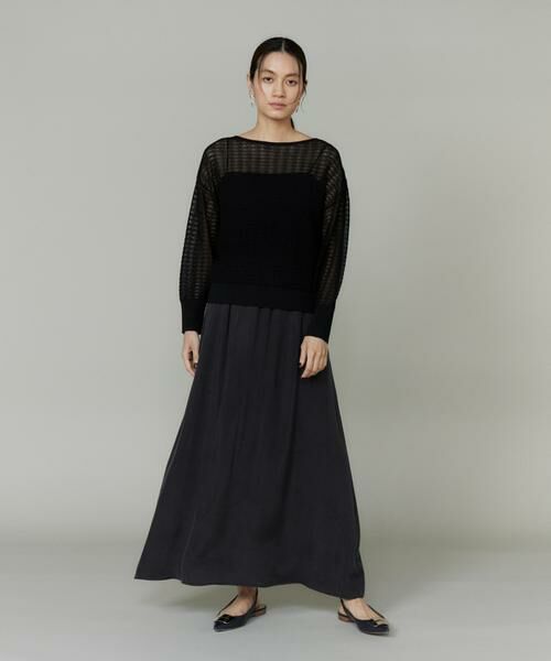 INED / イネド ロング・マキシ丈スカート | キュプラフィブリルフレアスカート | 詳細8