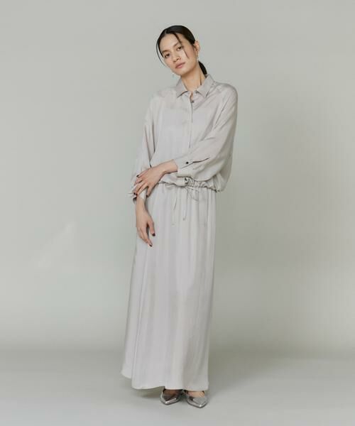 INED / イネド ロング・マキシ丈スカート | 《大きいサイズ》キュプラフィブリルフレアスカート | 詳細2