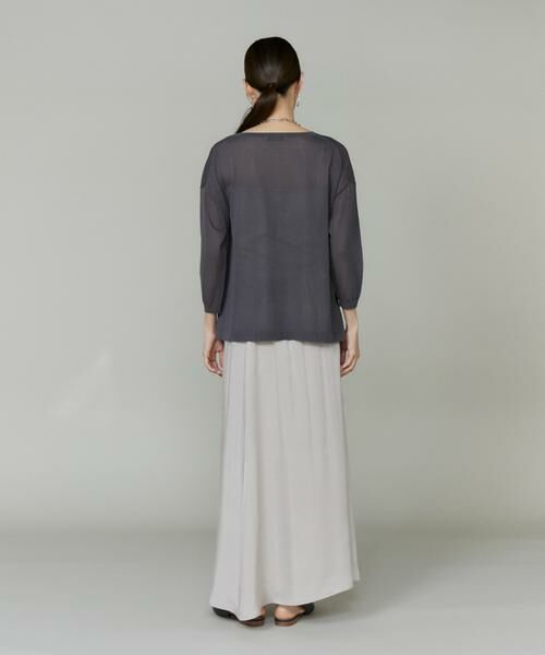 INED / イネド ロング・マキシ丈スカート | 《大きいサイズ》キュプラフィブリルフレアスカート | 詳細5