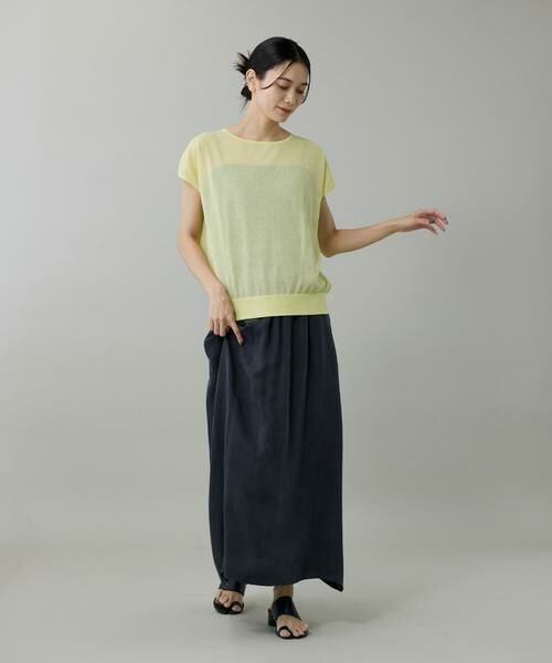INED / イネド ロング・マキシ丈スカート | 《大きいサイズ》キュプラフィブリルフレアスカート | 詳細7
