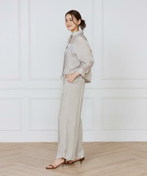 INED / イネド その他パンツ | キュプラフィブリルストレートパンツ | 詳細8